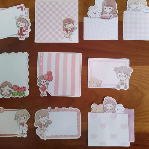 Kawaii Abu Girl Memo Notes - Picture 9 of 12